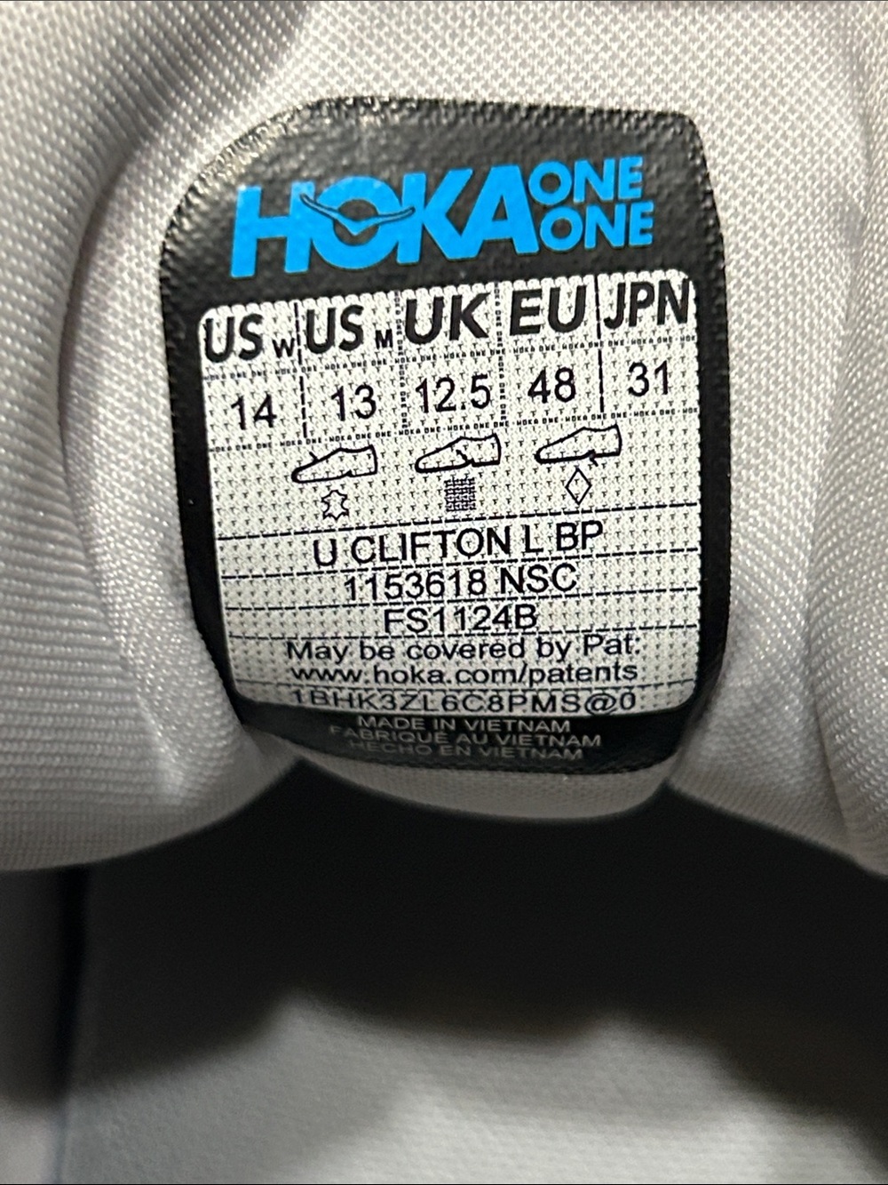 NEW Hoka One One Bondi L BP Floral Nubuck Leather Athletic Sneaker Mens Size 13 - Picture 10 of 10